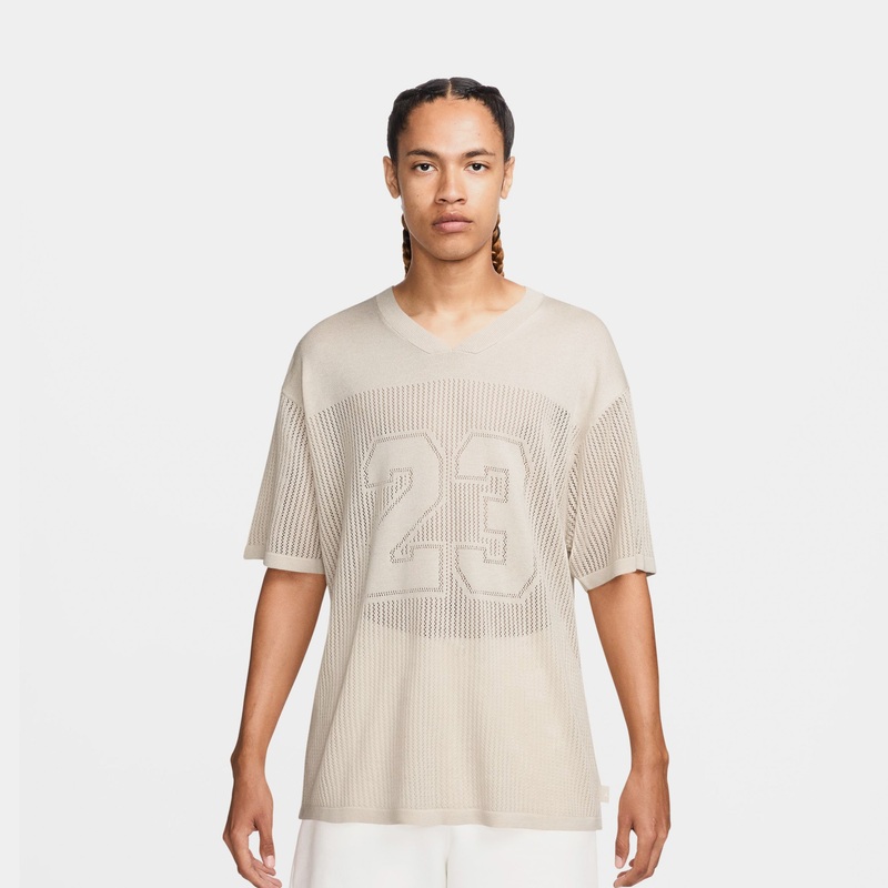 Knit Football Mens Jersey (Legend Light Brown/Sail)