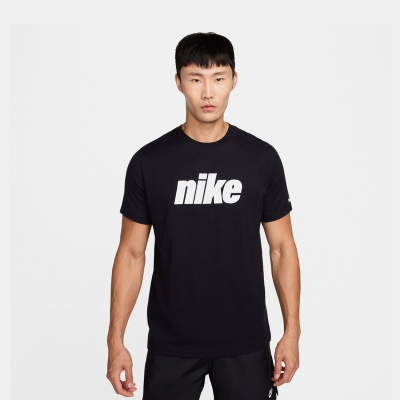 NSW Block 2.0 Crew Mens Short Sleeve Shirt (Black/White)