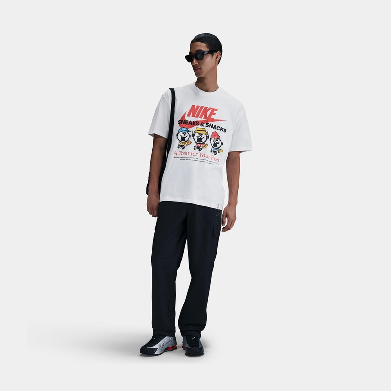 NSW Max90 Sole Food Mens Short Sleeve Shirt (White)