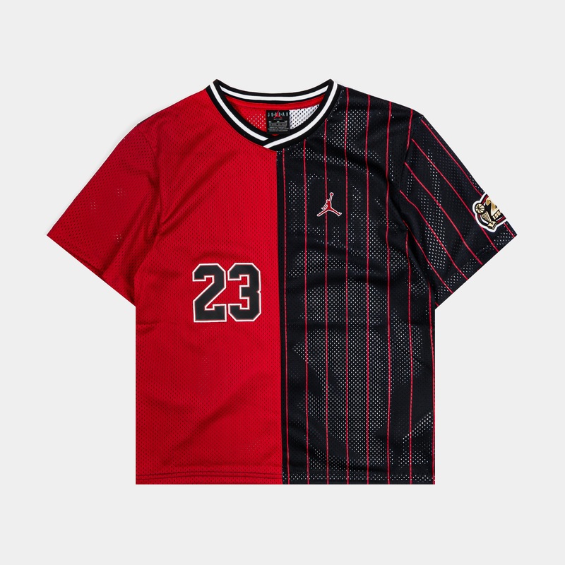 Play Off Game Grade School Jersey (Black/Gym Red)