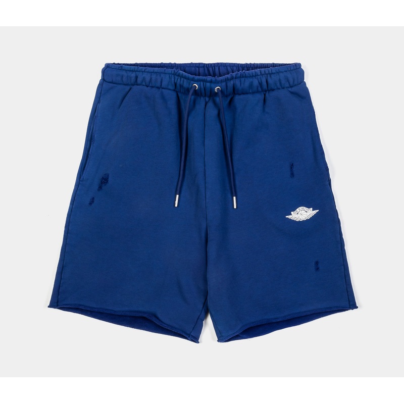 Rare Air Fleece French Terry Mens Shorts (Deep Royal/Sail)