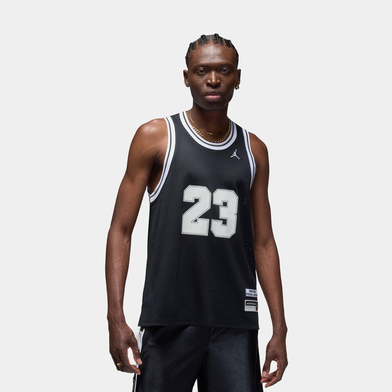 Summer Essentials Mens Jersey (Black/White)