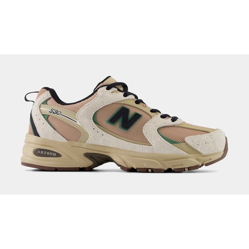 530 Mens Running Shoes (Lined Brown/White)