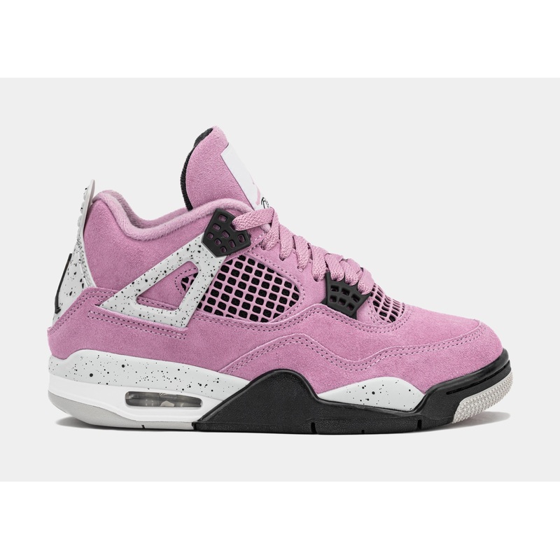 Air Jordan 4 Retro Orchid Womens Lifestyle Shoes (Orchid/Neutral Grey/Black/White) Limit One Per Customer