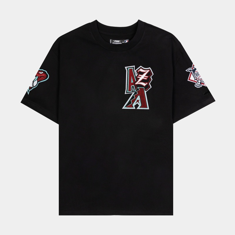 Arizona Diamondbacks City Mens Short Sleeve Shirt (Black/Red)