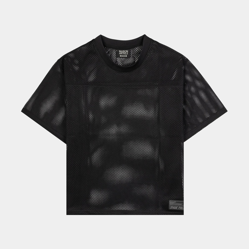 Boxy Mesh Mens Jersey (Black)