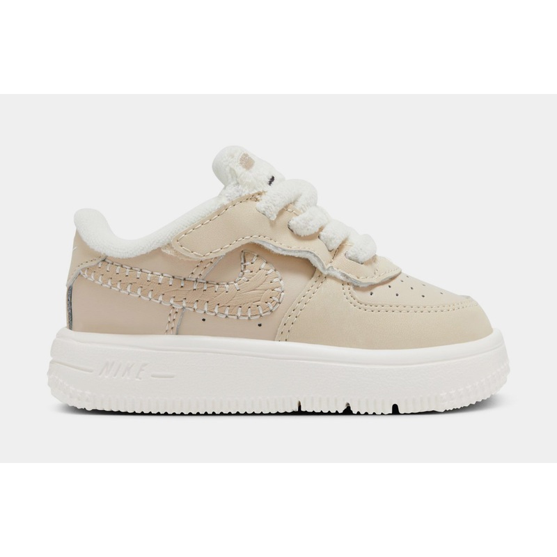 Force 1 Low SE EasyOn Infant Toddler Lifestyle Shoes (Sanddrift/Sail/Dark Raisin/Pale Ivory)