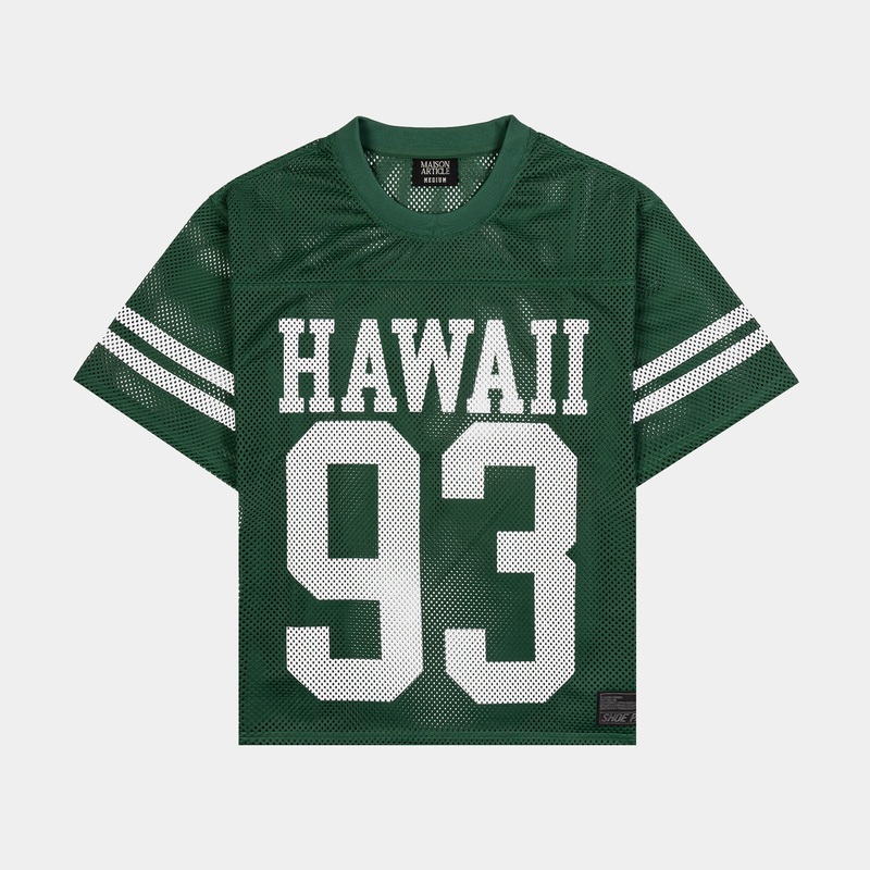Hawaii Mesh Mens Jersey (Green/White)