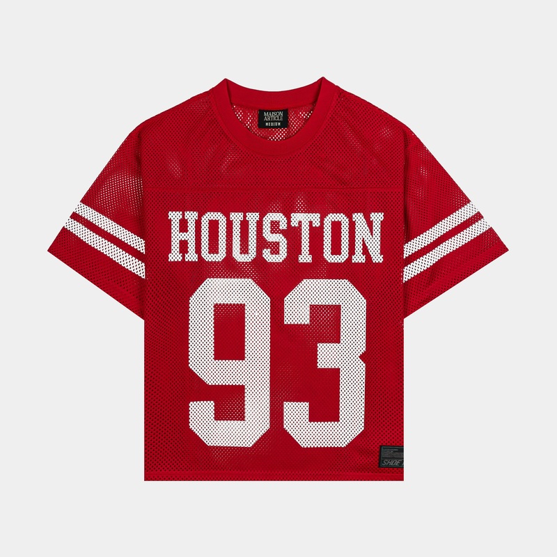 Houston Mesh Mens Jersey (Red/White)