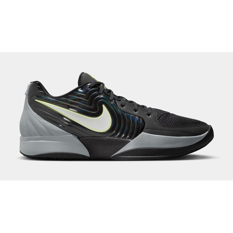 JA 2 Foundation Mens Basketball Shoes (Black/Light Smoke Grey/Light Lemon Twist/Phantom)