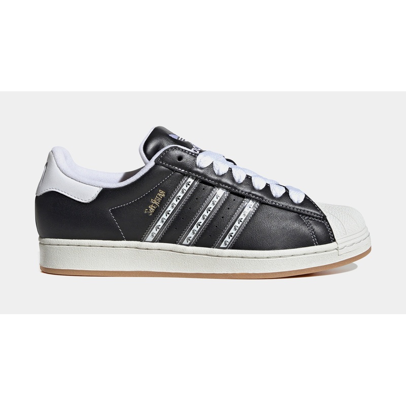 Korn Superstar 30th Anniversary Mens Lifestyle Shoes (Black/White/Scarlet)