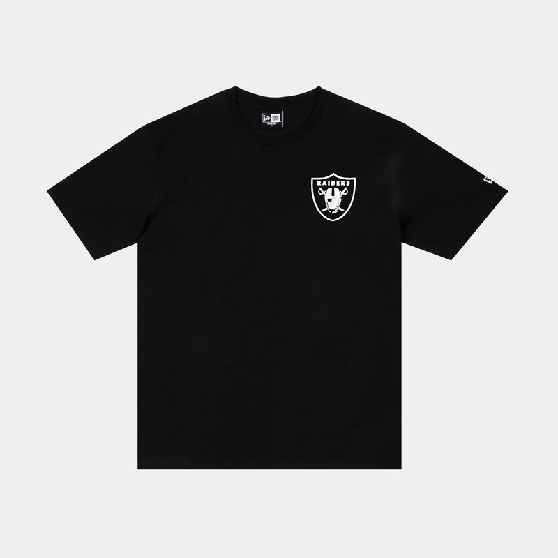 Las Vegas Raiders Mens Short Sleeve Shirt (Black/Grey/White)