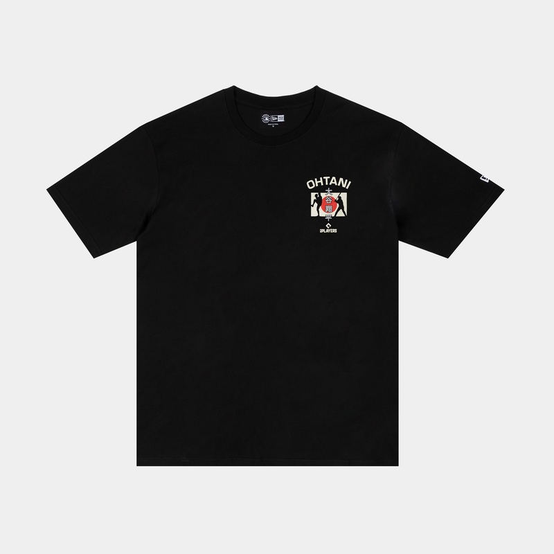 Los Angeles Dodgers Kanji Oversized Mens Short Sleeve Shirt (Black/White/Red)