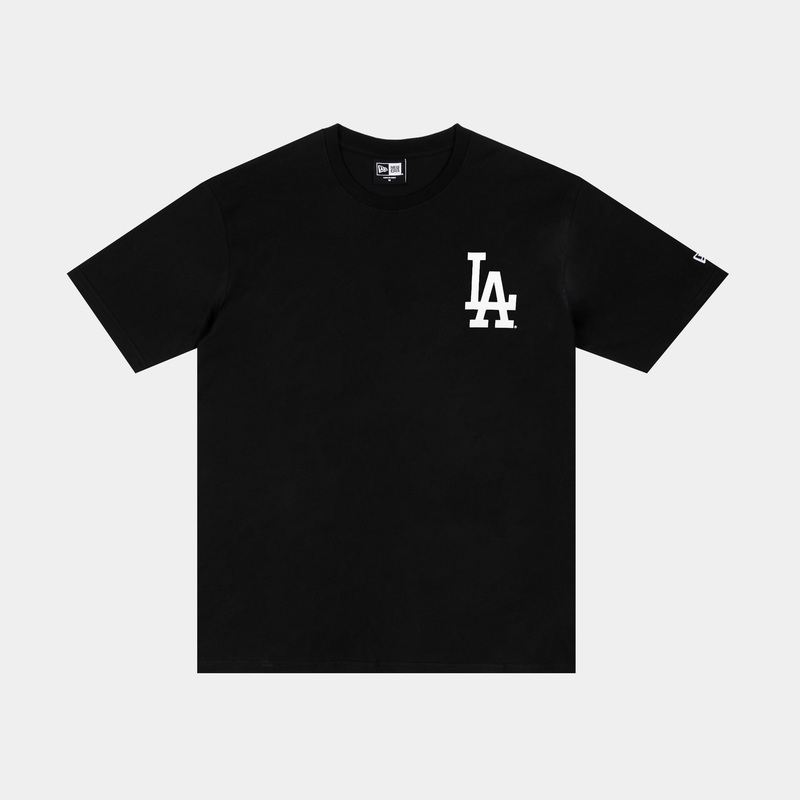 Los Angeles Dodgers Oversized Mens Short Sleeve Shirt (Black/White/White/Black)