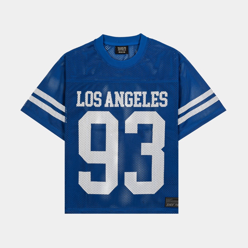 Los Angeles Mesh Mens Jersey (White/Blue)