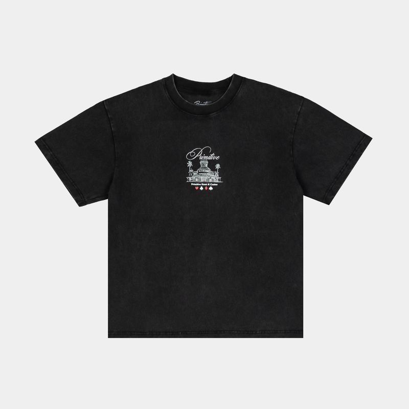 No Vacancy Mens Short Sleeve Shirt (Black/White)