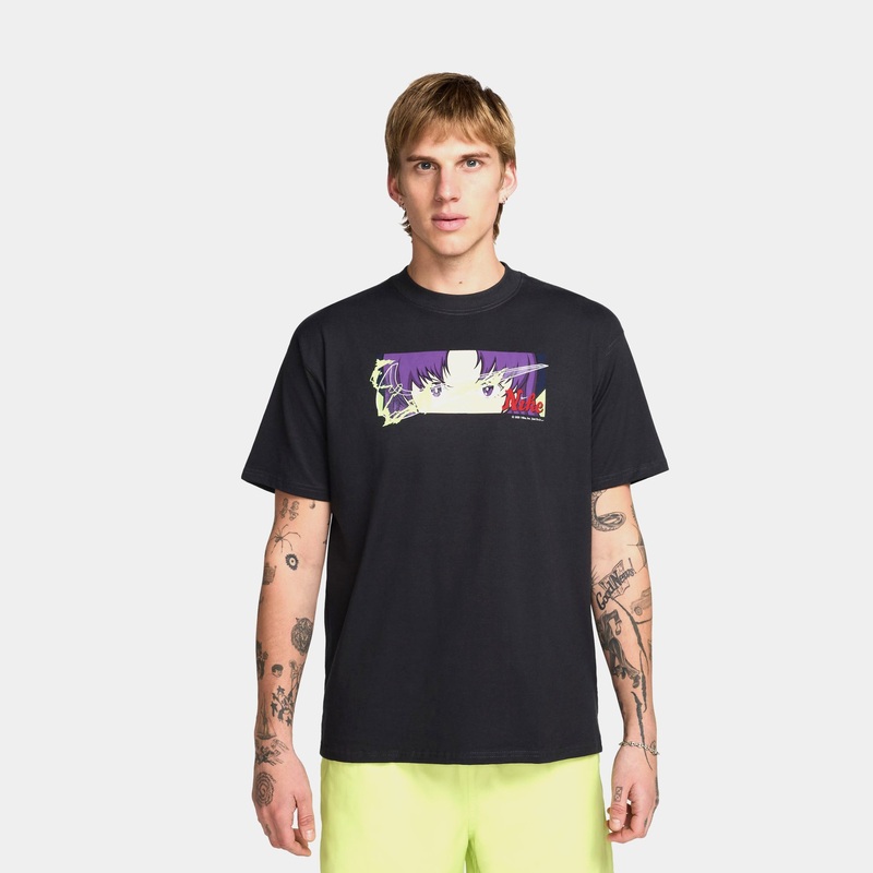 NSW Max 90 Hero Mens Short Sleeve Shirt (Black/Purple)