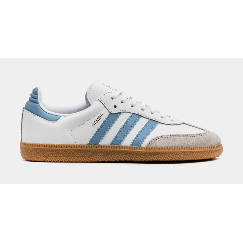 Samba OG Grade School Lifestyle Shoes (Cloud White/Bright Royal)