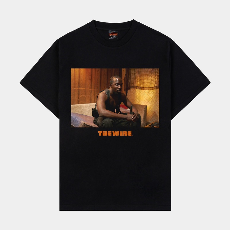 SP x The Wire Omar Mens Short Sleeve Shirt (Black/Grey)