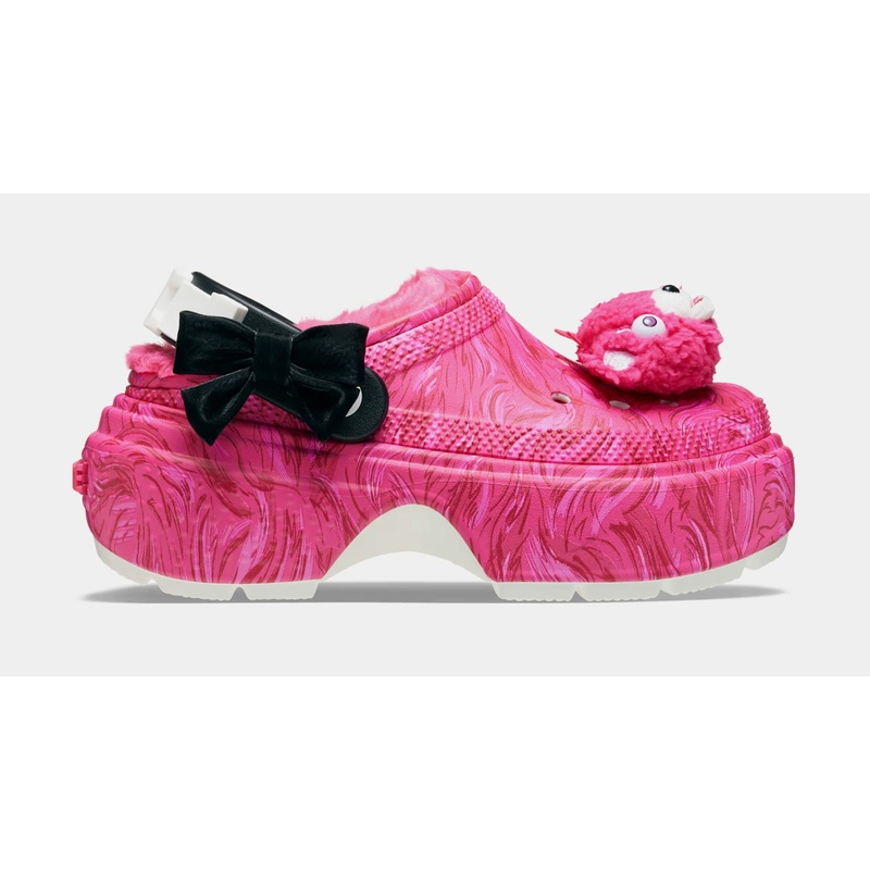 Stomp Lined Clog Fortnite Cuddle Team Leader Womens Sandals (Pink/White)