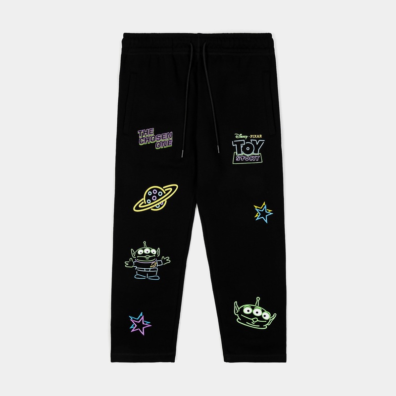 Toy Story by  Alien Joggers Mens Sweatpants (Black/Green)