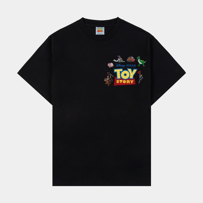 Toy Story By  Icon Mens Short Sleeve Shirt (Black)