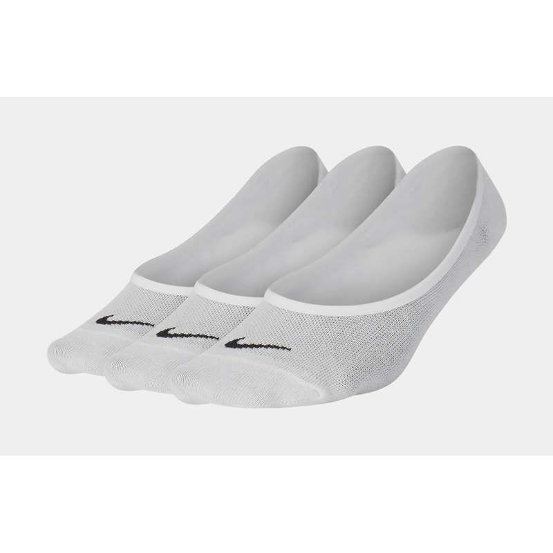 3 Pack Everyday Lightweight Womens Socks (White)