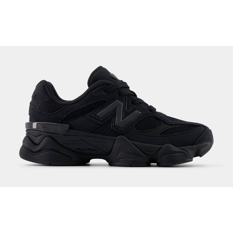 9060 Preschool Running Shoes (Triple Black)