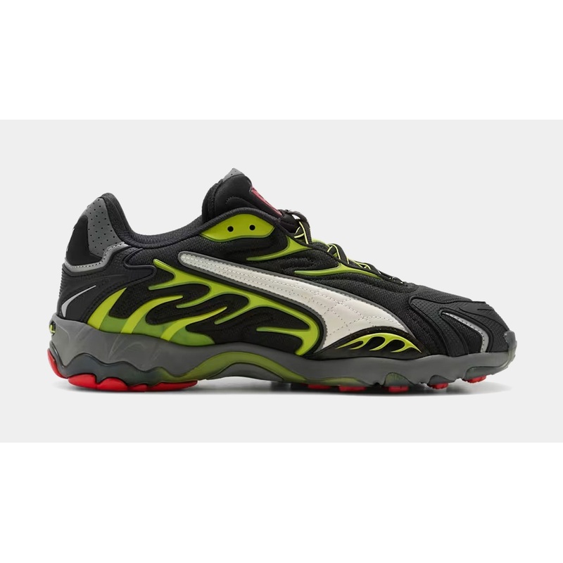 A$AP Rocky x Inhale Mesh Mens Lifestyle Shoes (Black/Warm White/Lime Pow)