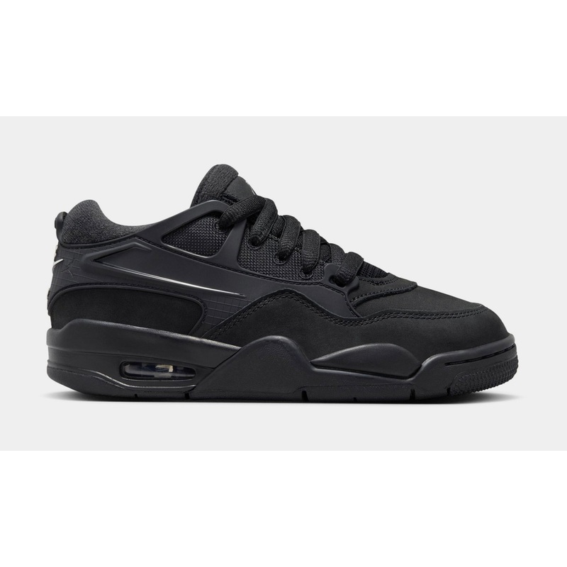 Air Jordan 4 RM Black Cat Grade School Lifestyle Shoes (Black)