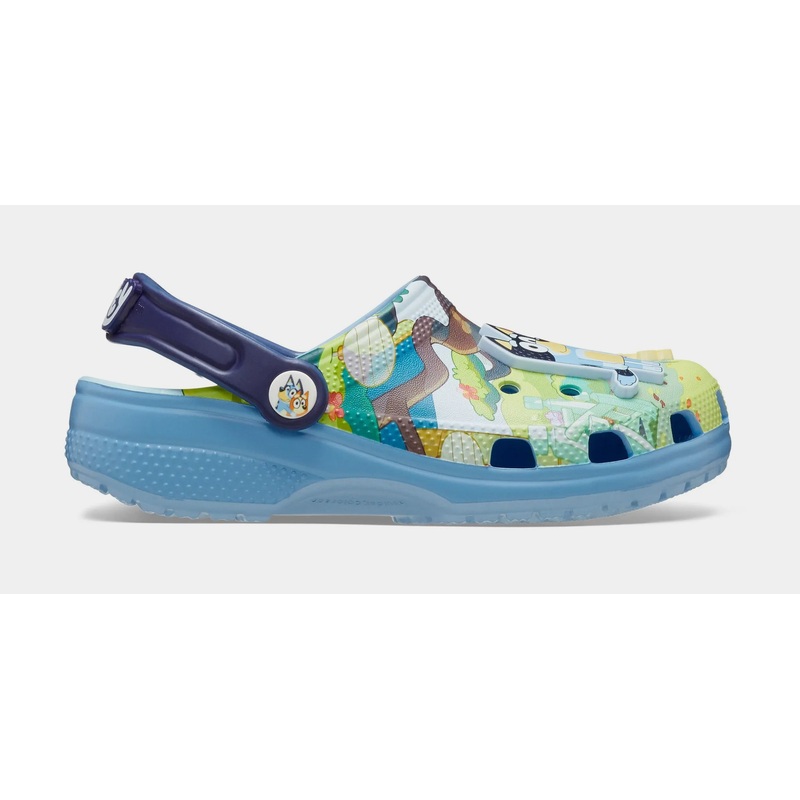 Classic Clog Bluey Infant Toddler Sandals (Blue) Free Shipping