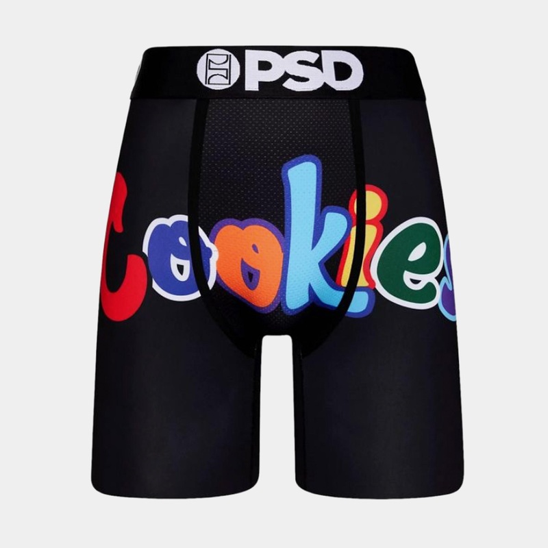 Cookies Collab Mens Boxers (Black/Blue)