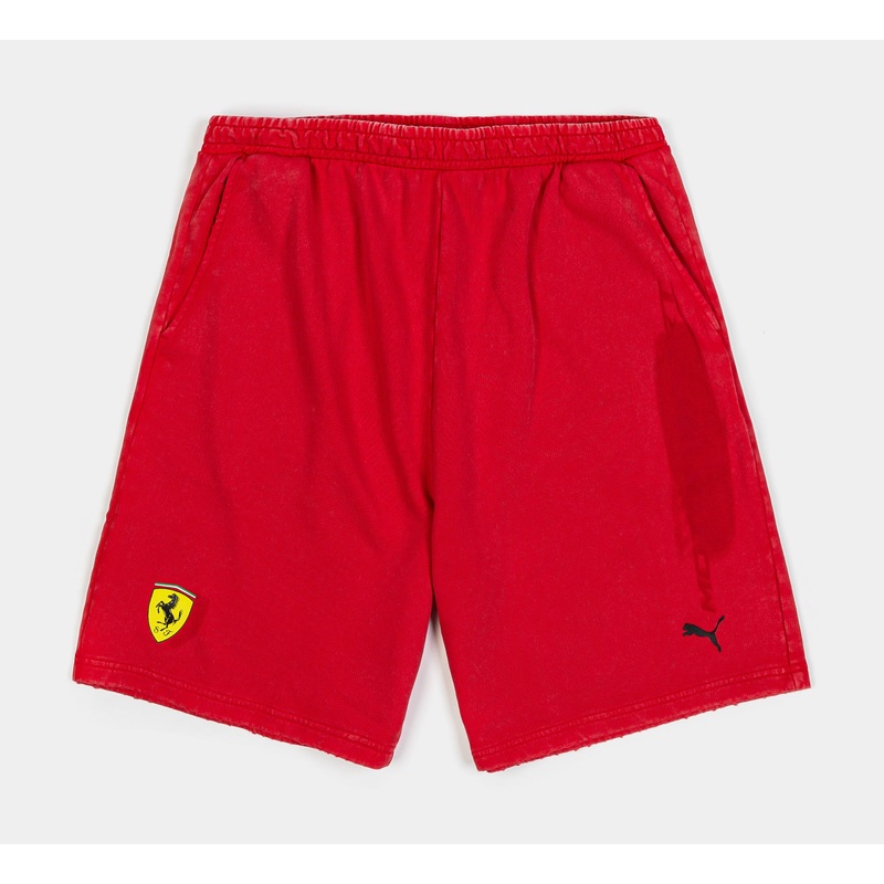 Desert Sun Scuderia Ferrari Race Las Vegas Mens Shorts (Red)