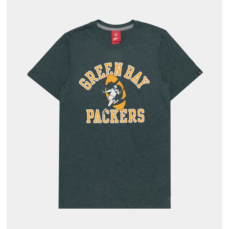 NFL Green Bay Packers Retro Short Sleeve Tee Men’s T-Shirt (Green)