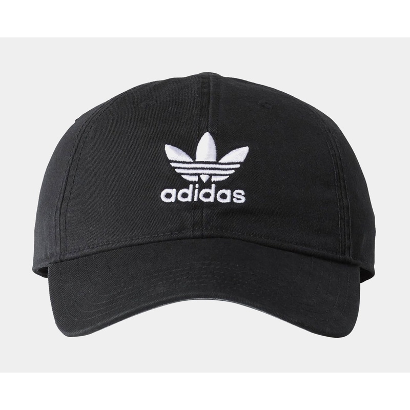 Relaxed Strap-Back Mens Hat (Black)