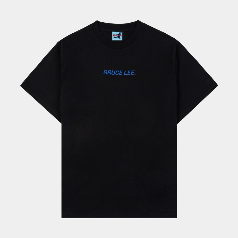 SP x Bruce Lee Legend Mens Short Sleeve Shirt (Black/Blue)
