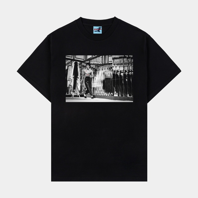 SP x Bruce Lee Mirrors Mens Short Sleeve Shirt (Black/White)