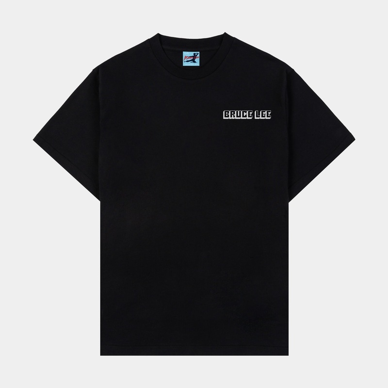 SP x Bruce Lee No Limitation Mens Short Sleeve Shirt (Black/Blue)