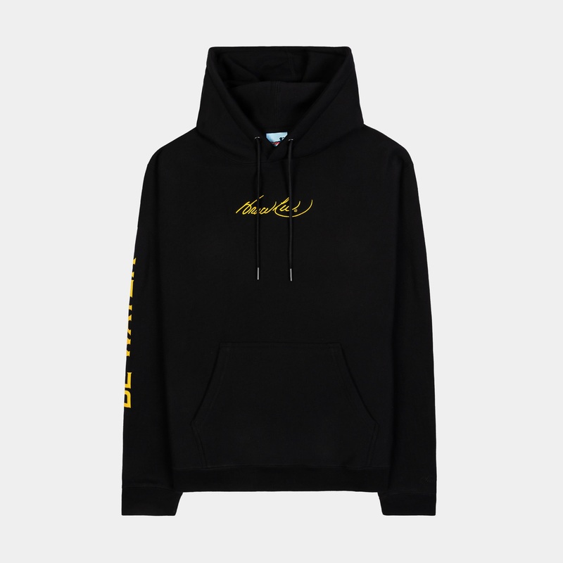 SP x Bruce Lee Water Pullover Mens Hoodie (Black/Yellow)