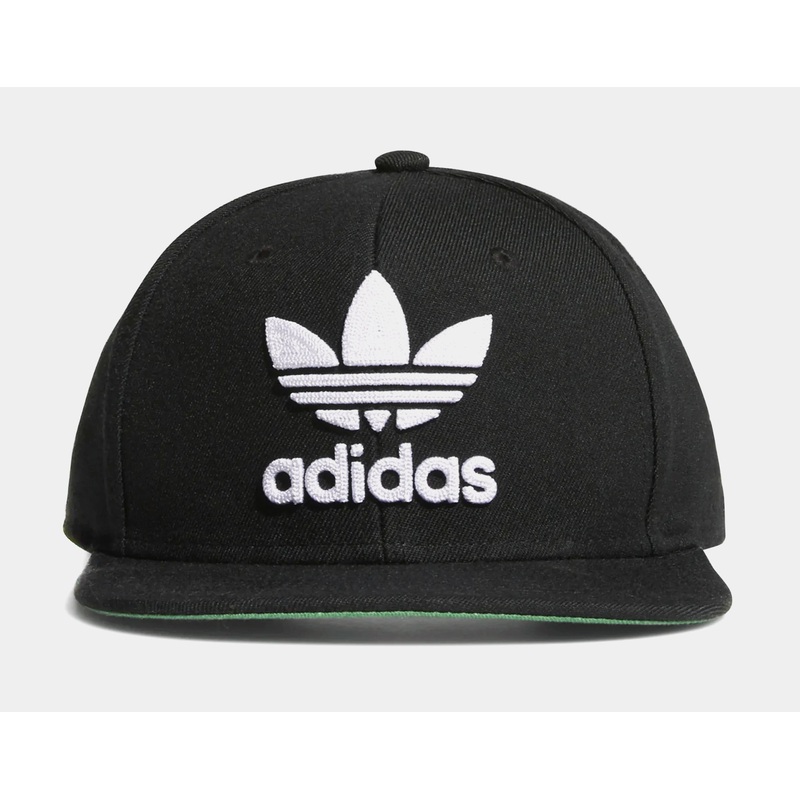 Trefoil Chain Snap Back Cap Mens Hat (Black)