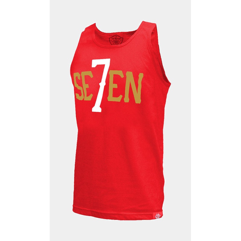 Worn By Kaepernick – Se7en Tank Top Mens Tank Top (Red)