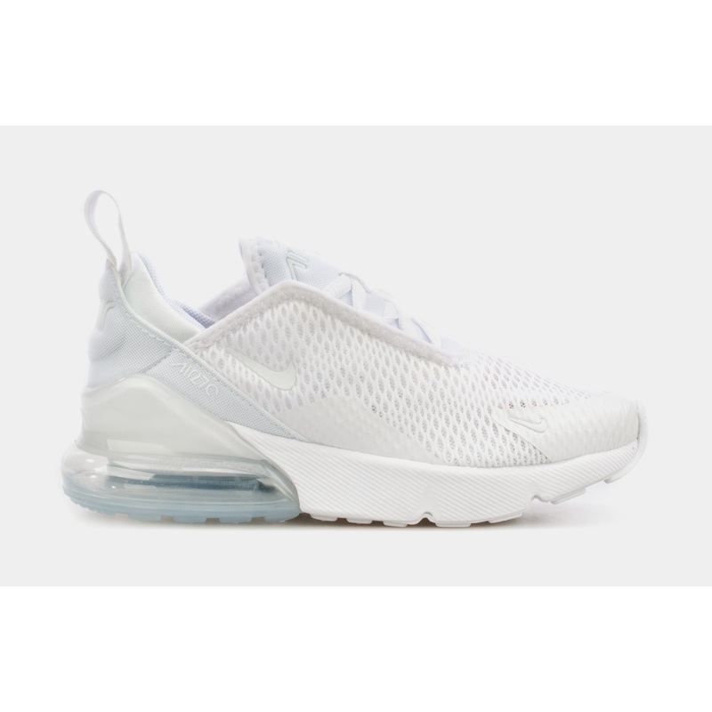 Air Max 270 Preschool Running Shoes (White)