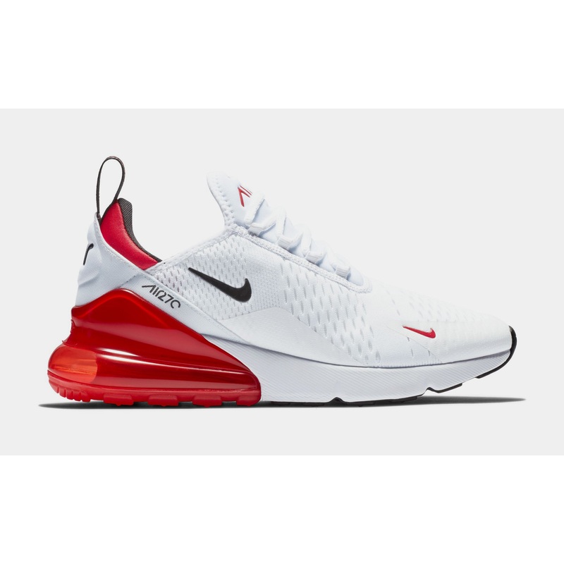 Air Max 270 University Red Mens Lifestyle Shoes (White/University Red)
