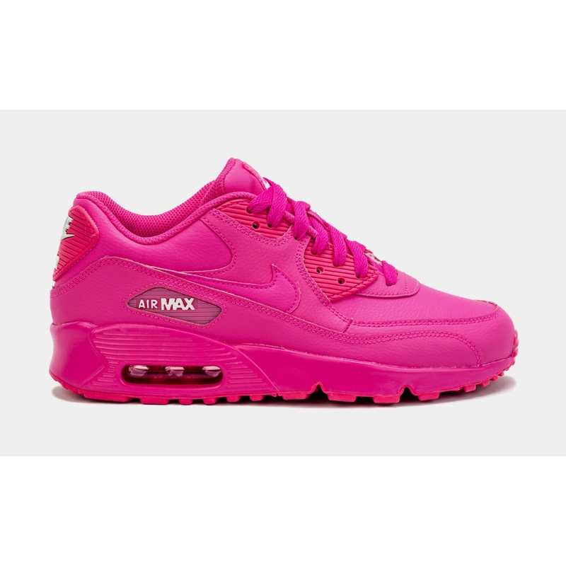 Air Max 90 Grade School Lifestyle Shoes (Pink)