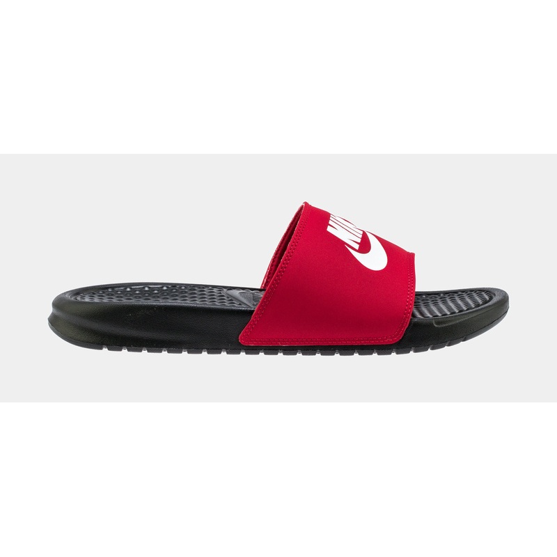 Benassi Just Do It Mens Slides Sandal (Black/White)
