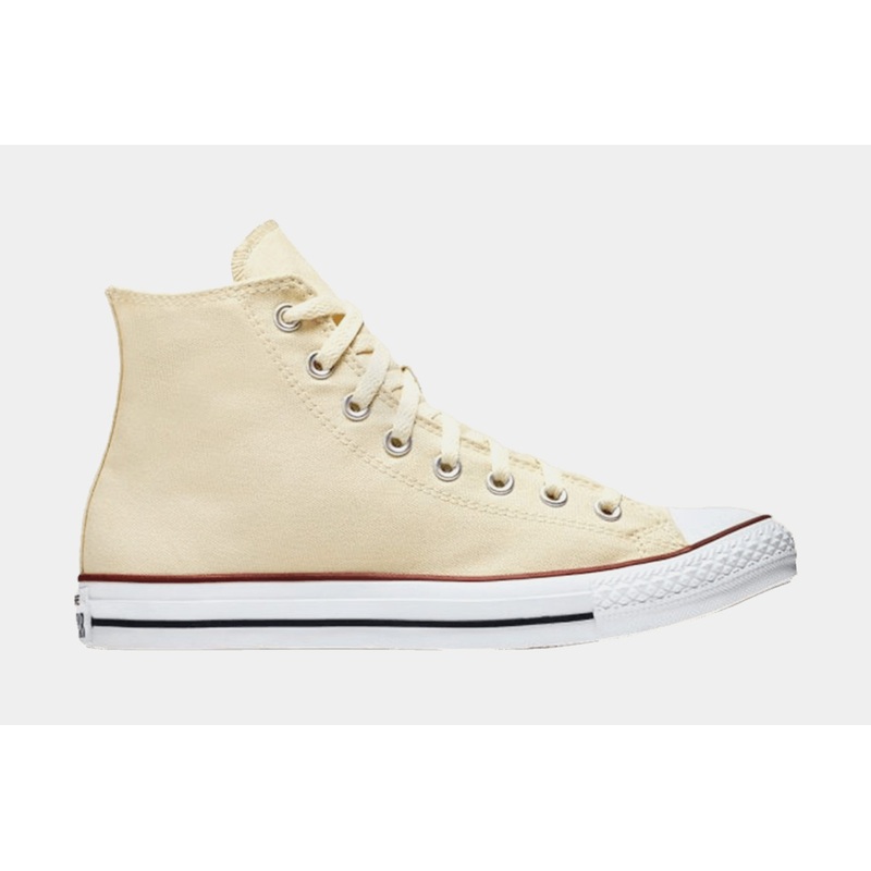 Chuck Taylor All Star Classic Colors High Solid Canvas Mens Lifestyle Shoes (Natural White)