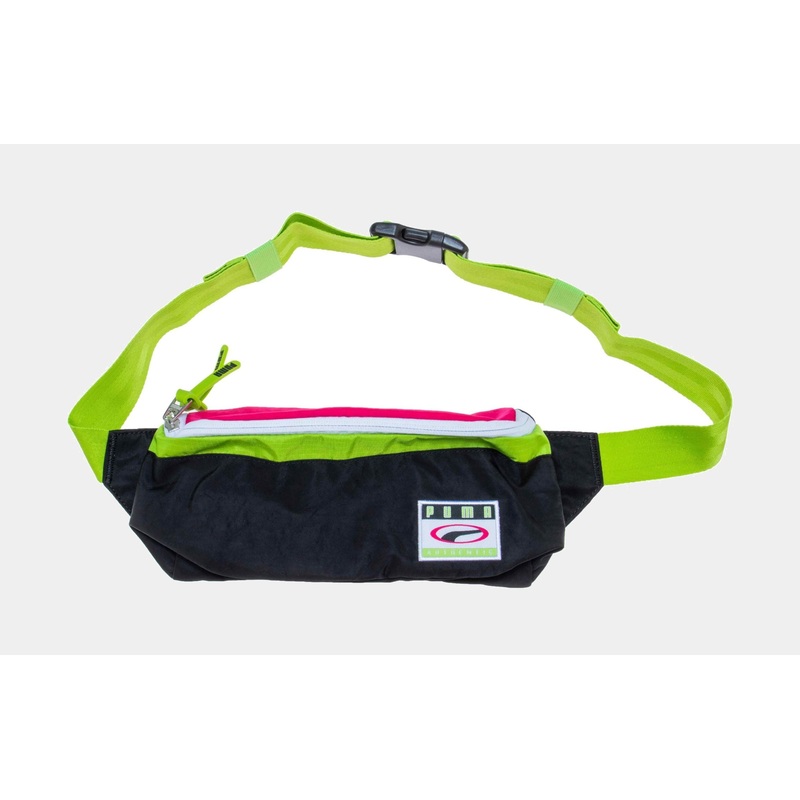 City Block Mens Fanny Pack (Grey/Green)