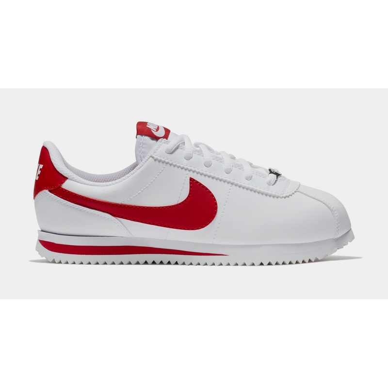 Cortez Basic SL Grade School Lifestyle Shoes (White/Gym Red)