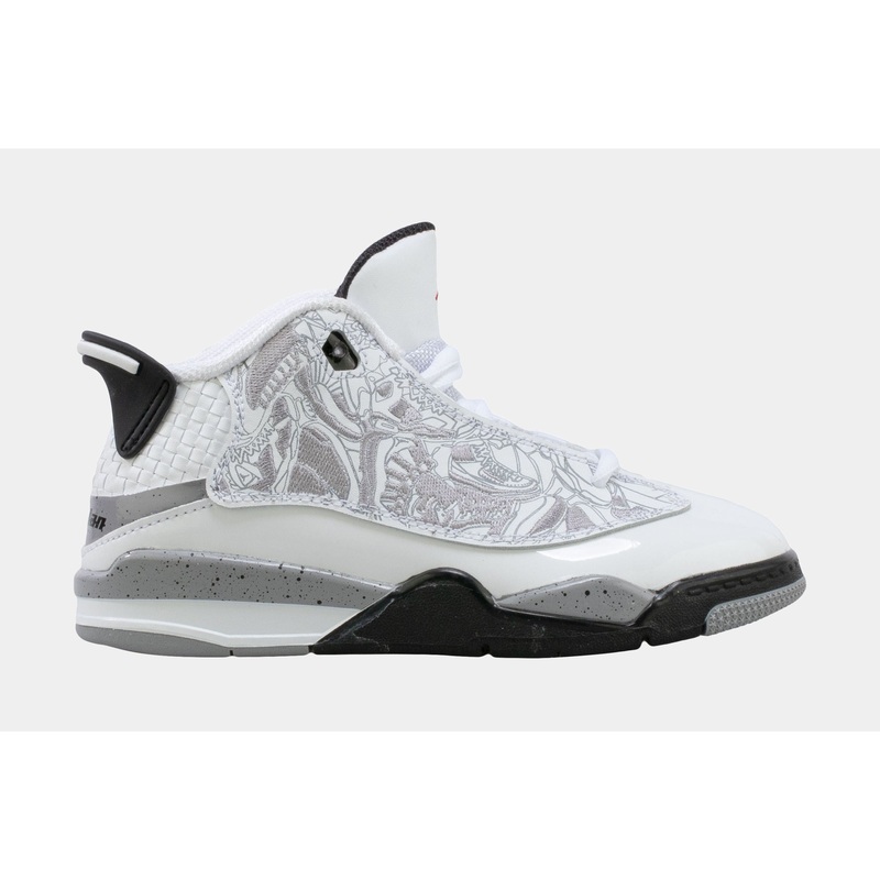 Dub Zero Preschool Lifestyle Shoe (White/Grey) Free Shipping