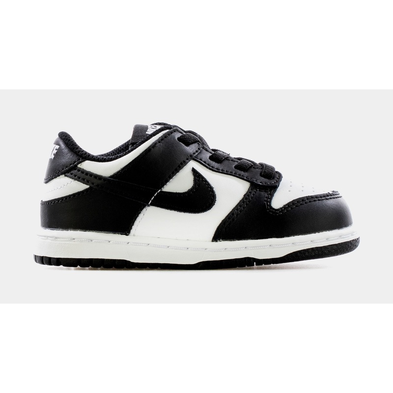Dunk Low Retro Infant Toddler Lifestyle Shoe (White/Black) Free Shipping